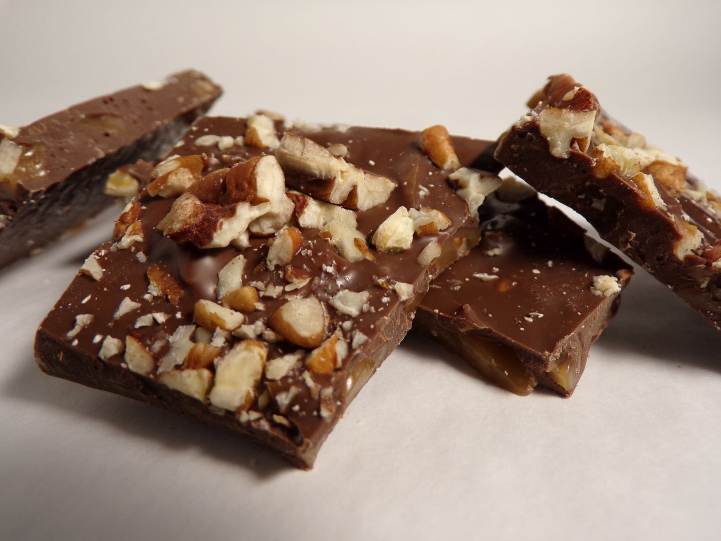 Pecan Toffee Milk Chocolate Bark